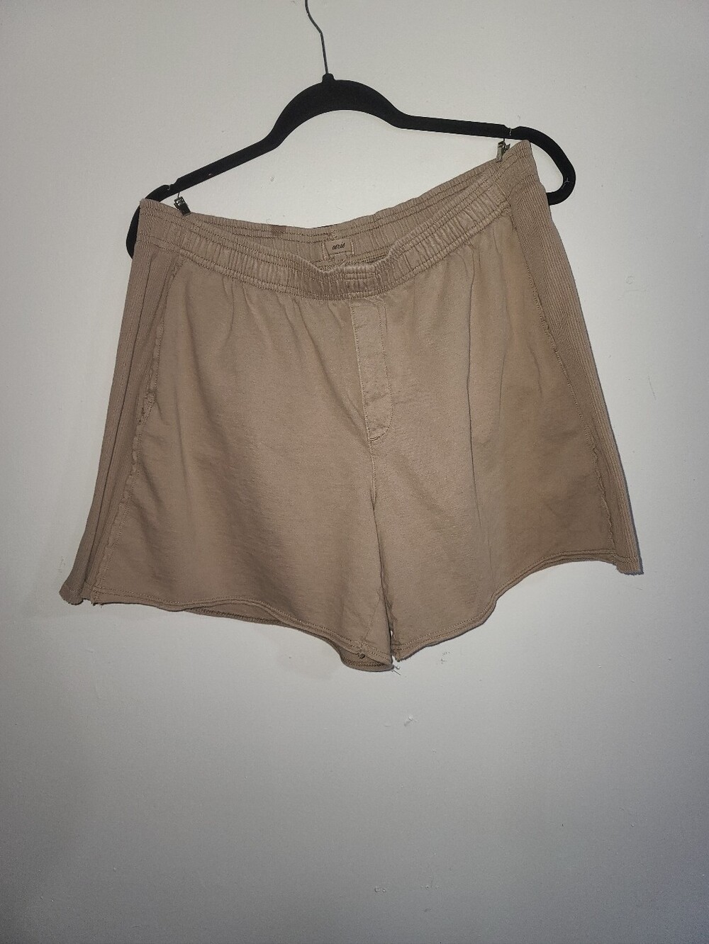 Aerie Tan Elastic Waist Athletic Shorts